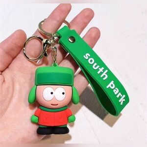 South Park Kyle Keychain Plush Toy - Green Strap